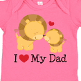thumbnail image 4 of Inktastic I Heart My Dad Lion and Cub Boys or Girls Baby Bodysuit, 4 of 5