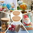thumbnail image 5 of 2pcs 2 Sizes Large Cork Stoppers Cork Bottle Stoppers 4.7 to 5.1 Inch Tapered Corks Plugs Corks Canning Jar Lids Wood Tapered Plugs Wooden Taper Stopper for Kitchen Wedding Favor Canning, 5 of 5