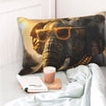 thumbnail image 4 of KLL Cool Sunglasses Elephant Art Pillow Covers Envelope Closure,Super Soft and Cozy Fuzzy Fleece Pillow Case Cover 16"x24", 4 of 5