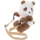 thumbnail image 1 of Bolso bandolera de peluche de panda para niños, bolso de hombro con diseño de panda de peluche, bolso de muñeca de animal esponjoso para niños pequeños, 1 of 7