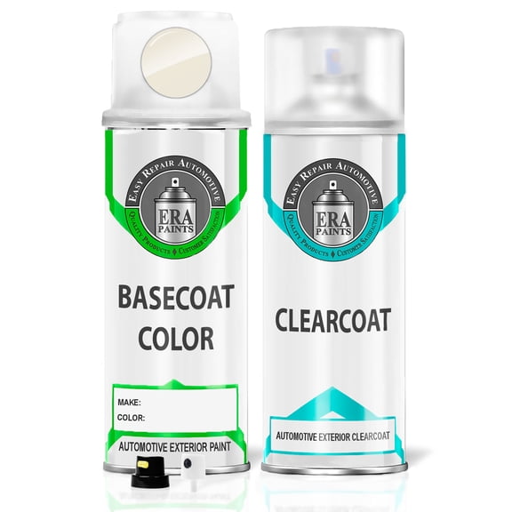 ERA Paints WA8554 - White for PONTIAC Exact Match Touch Up Paint Spray - Essential Kit