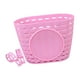 thumbnail image 2 of Cesta infantil para bicicleta con diseño clásico. También disponible en la parte delantera. Rosa, 2 of 9