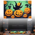 thumbnail image 1 of HANDIED Polyester carpet Halloween Pumpkin Bathroom Rugs Non Washable Absorbent Mat Autumn Funny Cute Microfiber Bathroom Rug For Shower Tub, 1 of 7