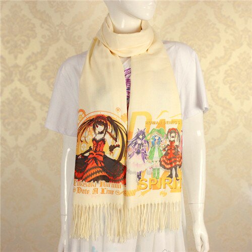 Natsume Yuujinchou-bufanda de Anime para mujer, niño y niña, de imitación de Cachemira, otoño e invierno, bufanda cálida con borlas, chal suave y cálido para regalo Fivean unisex
