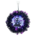 thumbnail image 2 of Guirnaldas de otoño, flores artificiales, coronas, enredaderas colgantes, adornos colgantes, corona decorativa brillante de Halloween, decoración de pared para puerta de porche, coronas colgantes para, 2 of 9