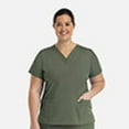 thumbnail image 3 of Red Panda Women's V-Neck Two Pocket Solid Scrub Top, 3 of 5