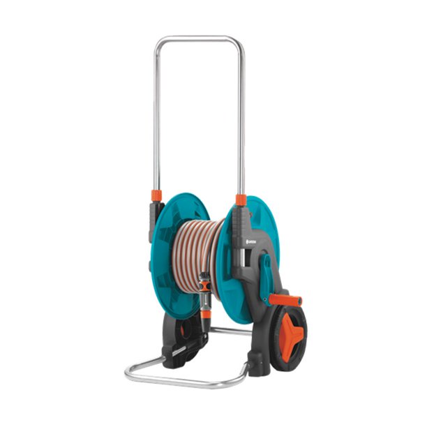 Gardena 1/2 Inch Diameter 196 Foot Capacity Garden Water Hose Reel Cart