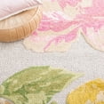 thumbnail image 6 of SAFAVIEH Glamour Mariko Floral Area Rug, Pink/Grey, 3' x 5', 6 of 10