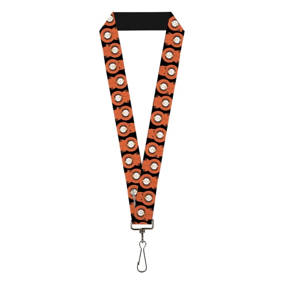 Comedy Central Lanyard, South Park Kenny Flip Poses Black, Elastic