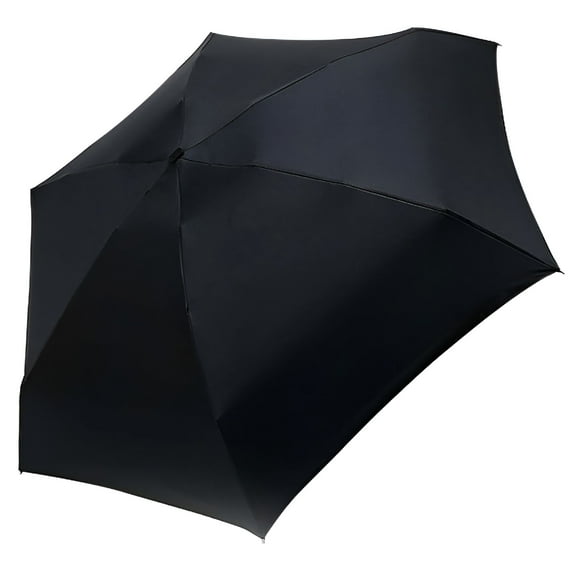 GASTROPOD Small Mini Umbrella,Light Compact Outdoor Sun&Rain Umbrellas,Uv-Proof Lightweight Portable Parasol,Easy to Carry Umbrella Perfect for Sunny&Raining Days,Travel,Daily Use,Gift (Black)
