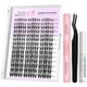 thumbnail image 1 of Kit de extensiones de pestañas VEYESBEAUTY Lash Clusters Whisper 8-16 mm, 1 of 6
