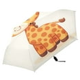 thumbnail image 4 of Cute Litter Giraffe Compact Sun Umbrella Windproof Travel Umbrellas for Rain Strong Portable UV Protection, 4 of 8
