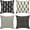 Retro Geometric, variant on Throw Pillow Covers Home Decor Set of 4 Vintage Retro Geometric Cute Bohemian Pillow Cases Decorative 18 x 18 Inches Outdoor Cushion Couch Sofa Pillowcases