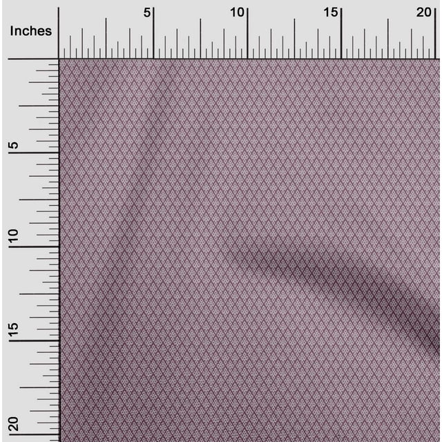 oneOone Georgette Viscose Fabric Shapes Geometric Fabric Prints by Yard 42 Inch Wide