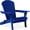 Cobalt Blue, variant on Best Choice Products Folding Adirondack Chair Outdoor, Wooden Accent Lounge Furniture w/ 350lb Capacity - Natural