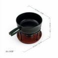 thumbnail image 5 of Swissmar Ticino 9 Piece Cast Iron Fondue 9 Piece Set 2 Quart Green, 5 of 5