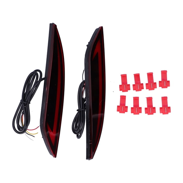 2 uds LED luz de parachoques trasero lámpara de freno de conducción señal de giro compatible con Hyundai Sonata 2010-2015
