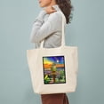 thumbnail image 3 of CafePress - Green Cheeked Conure Star Gazer Tote Bag - Unisex Canvas Tote Bag, Beige, 1-Piece, 3 of 7