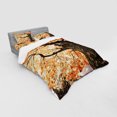thumbnail image 3 of Ambesonne Landscape Bedding Set 3 Pcs, Old Tree Botany Wood, Twin XL, Orange Brown, 3 of 3