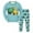 style-03 Mint Green, variant on Curenmufel Toddler Pajamas Sets Boys Kids & Toddler Boys Pajamas 2 Piece Pjs Set Cotton Sleepwear Size 7-8 Years (White,7-8 Years)