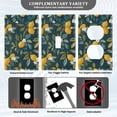 thumbnail image 3 of Yayeee Blank Wall Plate Cover 1-Gang 4.5"x2.7" Home Unused Decorative Outlet, Blue Lemons, 3 of 7