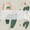 thumbnail image 3 of Karoyedx Newborn Winter Clothes Toddler Baby Boy Fall Winter Outfits Sweatshirt with Joggers Pants Long Sleeve,Cewneck Pullover Tops Elastic Waist Sweatpants Beige Size,18-24 Months, 3 of 4