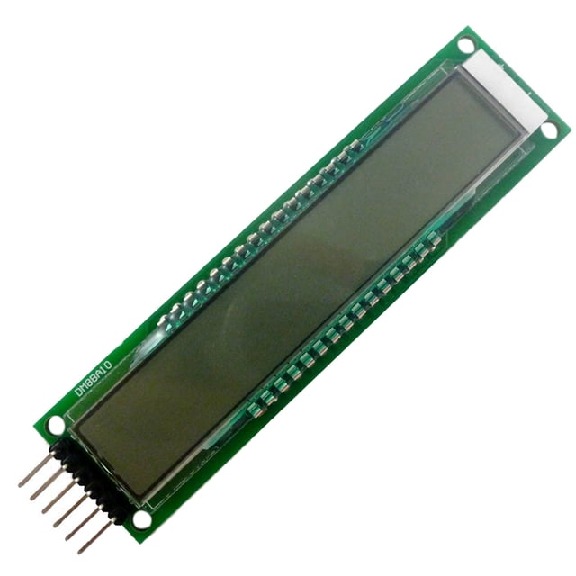 Module LCD à Matrice de Points 10 Chiffres Rétroéclairé Bleu avec Interface SPI (Données CS WR), Tension 5V, Matériau PCB, Option de Broche Disponible, Poids Net 20g, Taille 92x24x9mm - Carte d'Affichage DM8BA10