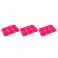 thumbnail image 2 of Wosthever Molde para rosquillas de 6 cavidades, bandeja antiadherente de silicona para hornear, resistente al calor, reutilizable, para hacer Type1 NO1, 2 of 6