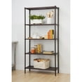 thumbnail image 3 of TRINITY 36"W x 14"D x 72"H 5-Shelf Slat Shelving Unit, 1750 lb Capacity, Dark Bronze, 3 of 5