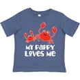thumbnail image 3 of Inktastic My Pappy Loves Me Grandchild Beach Crab Boys Toddler T-Shirt, 3 of 5