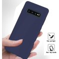 thumbnail image 5 of Galaxy S10 Plus Case,Liquid Silicone Dual Layer Hybrid Hard PC& Soft Silicone, Gel Rubber Bumper Slim Fit Shockproof Protective Phone Case, Phone Cover for Samsung Galaxy S10 Plus, Night Blue, 5 of 12