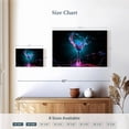 thumbnail image 4 of Elephant Stock Neon Cocktail Wall Art - Horizontal Canvas Wall Art - Living Room Wall Decor - Food And Drink Canvas - Teal And Black Decor - 12" x 8", 4 of 8