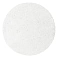 thumbnail image 5 of Unique Loom Everyday Shag Collection Area Rug - Solid (6' Round Snow White), 5 of 5