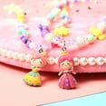 thumbnail image 6 of PinkSheep 12Pcs Kids Jewelry Set, Flower Crown Angel Pendant Necklace Beaded Bracelets Sets Play Jewelries for Toddler Little Girls Dress up, 6 of 11