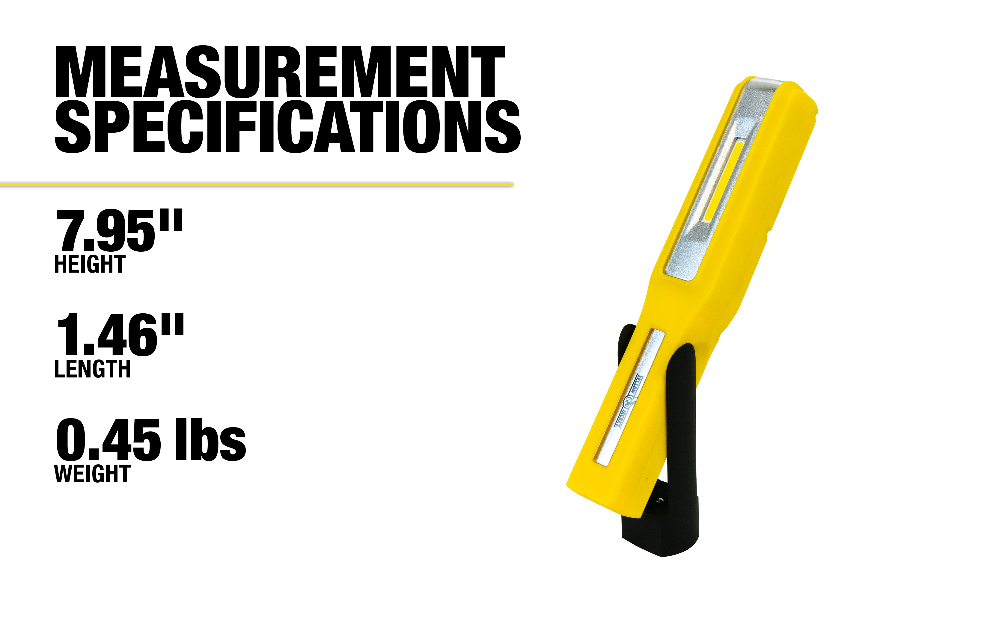 Yellow Jacket 400 Lumen Rechargeable Handheld Light