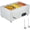 3 x 1/3 pan; 24 qt, variant on Commercial Food Warmer, 6-Pan Stainless Steel Electric Buffet Server, 1500W Bain Marie Hot Food Station for Catering, Restaurant, Hotel, and Banquet Use