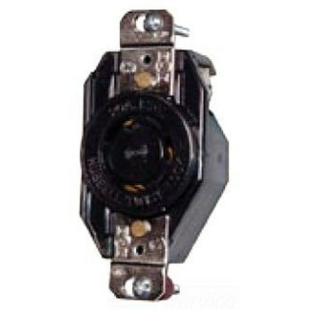 Hubbell L630R Insulgrip Twist Lock Receptacle 30 Amp, 125 ... 30 twist lock receptacle wiring diagram 