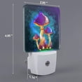 thumbnail image 2 of Uemuo Magic Mushrooms ,Fireflies Night Light, Night Lights Plug into Wall, Dusk to Dawn Sensor Warm White Led Night Light 0.5W-EU, 2 of 9