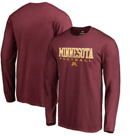 Minnesota Golden Gophers Fanatics Branded True Sport Football Long Sleeve T-Shirt - Maroon
