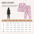 thumbnail image 5 of Uemuo Lilies Flowers Pattern Womens Pajama Sets,PJ Set for Women,Pajamas for Women Logo,Long Sleeve Pajama Set for Women,Soft Long Sleeve Top With Pants-Medium, 5 of 9