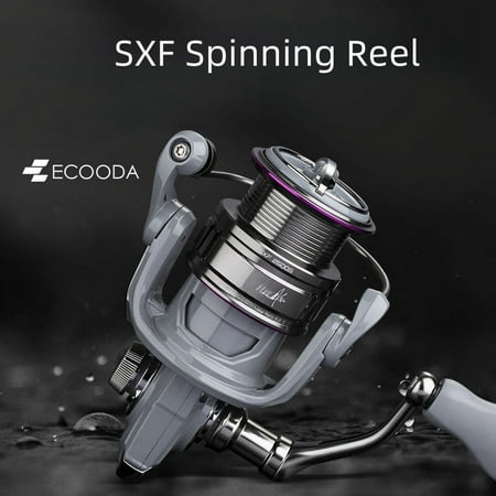 ECOODA SXF-2500D Shadow Seeking Spinning Reels River Lake Stream Fishing Bait Casting Fly Fishing Spin Made Durable Metal Alloy