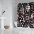 thumbnail image 2 of Pioneer Flower Floral Print Pattern Shower Curtain 72"x72" ,Bathroom Decorative Shower Curtains Set with 12 Hooks,Modern Waterproof Washable Shower Curtain, 2 of 6