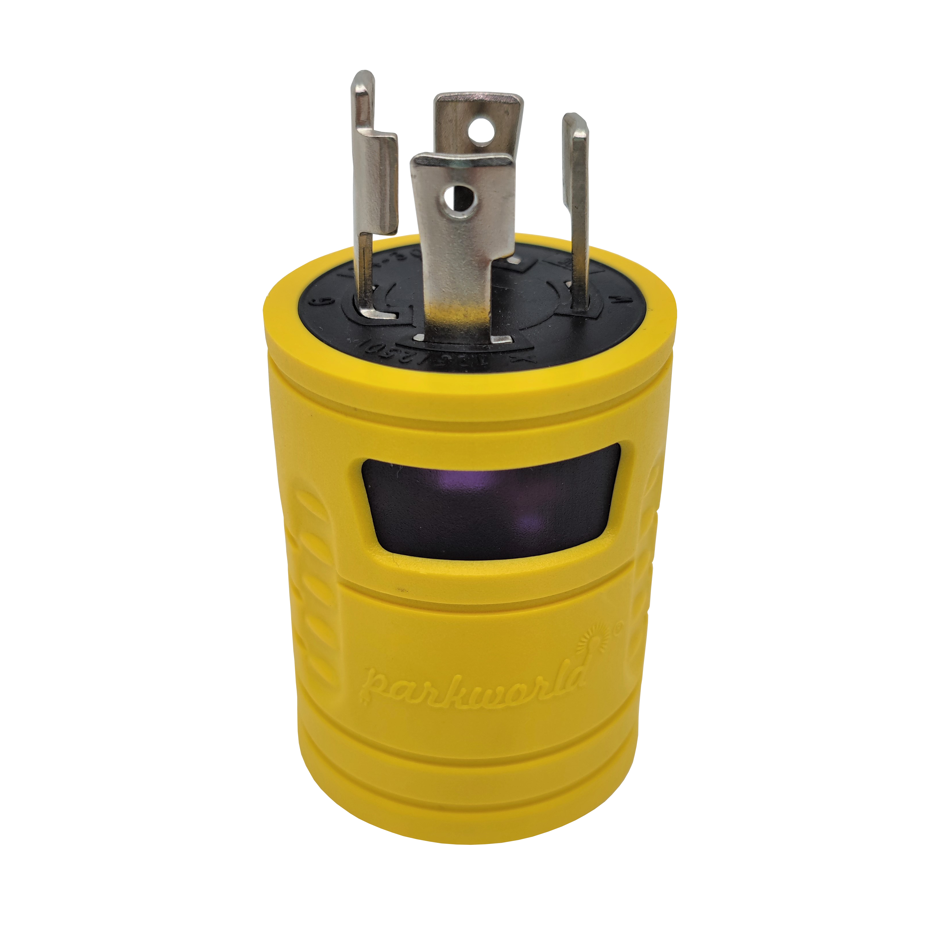 Parkworld 884982, 20A 125V/250V 2500W Yellow L14-30 to L14-20 Electrical Outlet