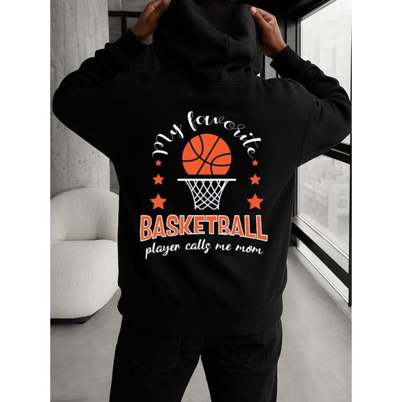 Basketball Mom Hoodie funny hoodies game men machine washable black Stylish Autumn/Winter Outerwear,Sweatshirts,Plus Size Hoodies,Cool Hoodies,Funny Hoodies,Sweatshirt fun fun Basic Unisex hoodie
