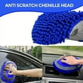 thumbnail image 6 of Harazaqa 63" Microfiber Car Wash Brush with Long Handle Car Washing Mop Kit Mitt Sponge Car Cleaning Supplies Kit Duster RV Washing Car Brush Accessories 3 Chenille Scratch-Free Replacement Head, 6 of 6