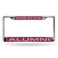 thumbnail image 2 of Ohio State Alumni Laser Chromé Cadre de Plaque d'Immatriculation, 2 of 2