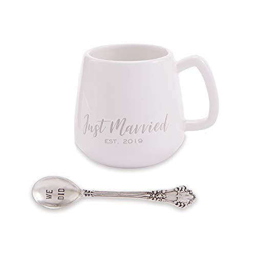 Mud Pie Vintage Inspired Mug Spoon-Pre Tea Cup Set One Size 