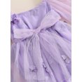 thumbnail image 6 of FEORJGP Toddler Girls Mesh Romper Dress 3M 6M 12M 18M 24M Infant Baby Long Sleeve Jumpsuits Butterfly Print Princess Bodysuits Tulle Dress Kids NewborCute Sweet Party Clothes for Fall Spring, 6 of 7