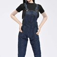 thumbnail image 1 of Disfraz de Camiseta y Pantalones con Tirantes para Mujer Perfecl Escala 1:6 Ropa en Miniatura para Figuras de 12 Pulgadas, 1 of 8