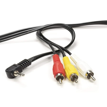 THE CIMPLE CO - Roku Composite Cable- 3.5mm Male to RCA Red White Yellow Male Cable - 6 Feet
